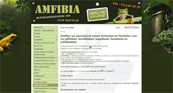 Desktop Screenshot of amfibia.be